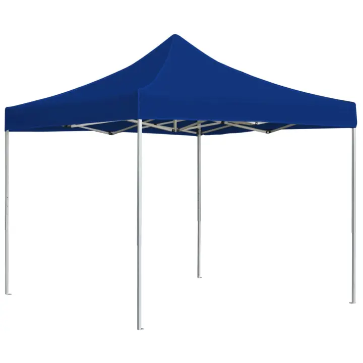 vidaXL Carpa plegable profesional de aluminio azul 2x2 m - 1