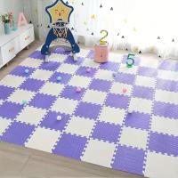 12pcs Alfombra De Esponja Antideslizante Y Impermeable Para Bebés Alfombra De Patches Cuadradas Lavable Con Manos Para Habitación De Niños - details 11
