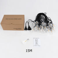 Cadena De Luces LED ST38 Para Exteriores Inalámbrica Shatterproof Para Jardín Y Patio Decoración De Boda Conectable - details 11