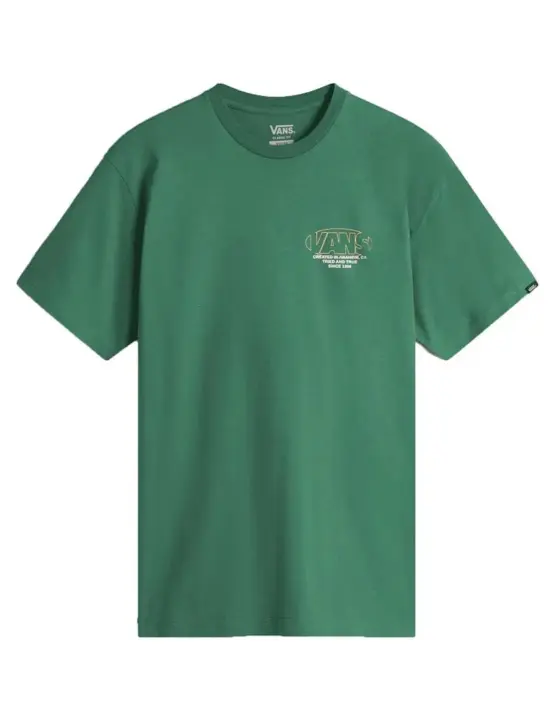 Camiseta Vans Major Type Hombre Verde - 1