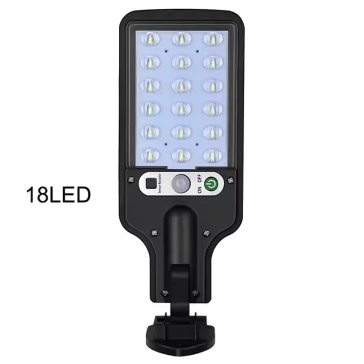 Lámpara De Muralla Solar Exterior LED Con Sensor De Movimiento Impermeable 3 Modos Iluminación De Seguridad Para Jardín Patio Camino - 1
