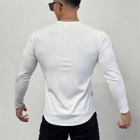 Camiseta Deportiva De Hombre 2024 Nueva Primavera Otoño Secado Rápido Camisa Manga Larga Para Gimnasio Y Correr Tops Ajustados - details 2