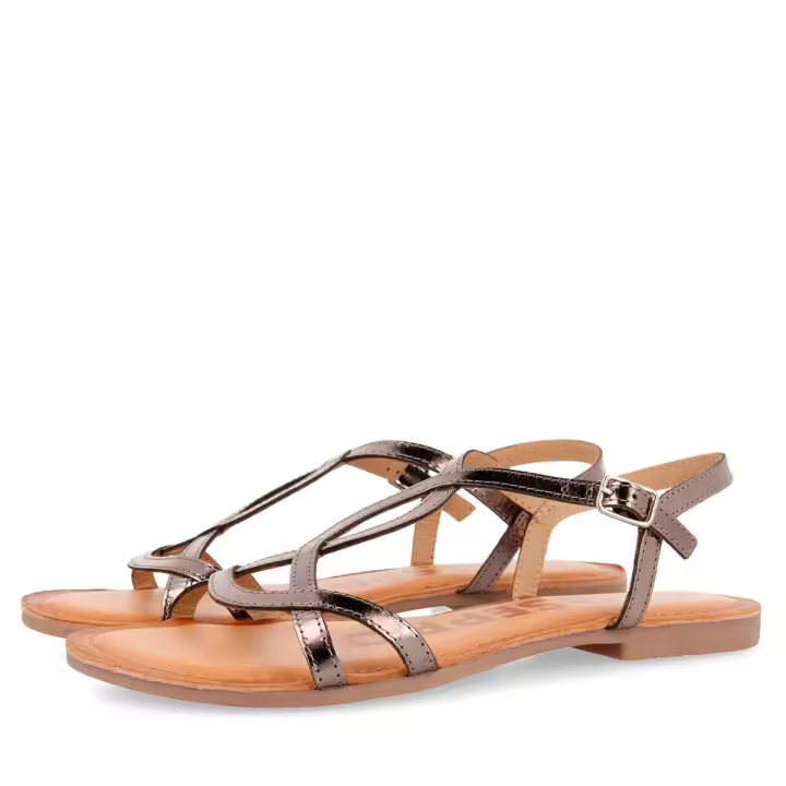 Gioseppo Sandalias de Tiras Finas Plomo para Mujer NAVASSA - Básico Verano Tras Verano - 1