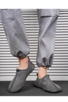 Zapatillas De Invierno MAEDEF Para Hombres Y Mujeres Ligeras Y Cálidas Con Plush Para Dormitorio Zapatos De Tela De Algodón Ajuste True to Size Material De Suela De Goma - details 4