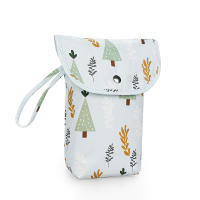 Bolsa De Pañales Impermeable Y Portátil Para Bebé Organizador De Almacenamiento De Pañales Para Viajes Y Exteriores Bolsa De Mano Para Silla De Paseo - details 18