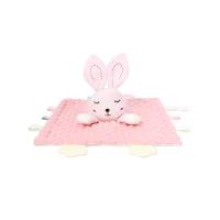 Toalla calmante para bebés con diseño de animales de dibujos animados, de silicona, masticable y suave. MOV,La toalla de confort para bebés puede ser importada, muñeca, bebé, dormir, juguete de mano de peluche - details 11