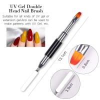 1PC Cepillo De Uñas Para Arte De Uñas Con Doble Finalizador Acrílico UV Extensión Flor Dibujo Borrador De Gel Y Espátula Herramienta De Manicura - details 0