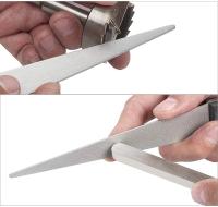 Afilador De Cuchillos De Piedra Whetstone Con Superficie Curva Para Afilar Cuchillos Y Tijeras Herramienta De Mezclador Para Cocina Material De Carburo De Tungsteno - details 9