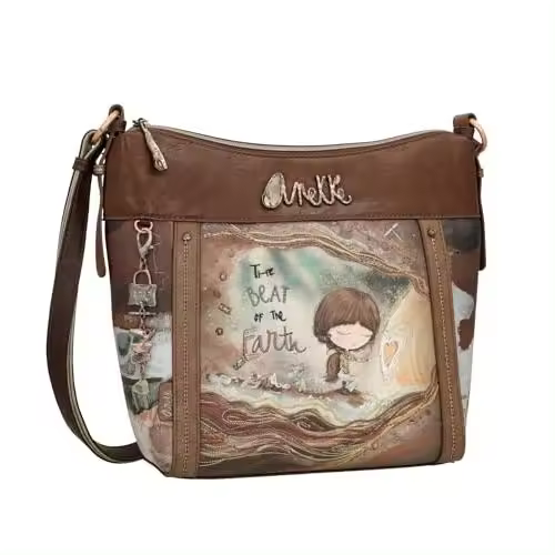 Anekke Bandolera Grande Core - Gran Capacidad  Bandolera - Medidas: 31-24/28/12 Cm - Accesorios Y Complementos Mujer - 1