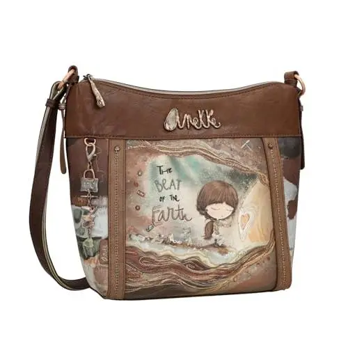 Anekke Bandolera Grande Core - Gran Capacidad  Bandolera - Medidas: 31-24/28/12 Cm - Accesorios Y Complementos Mujer - 1