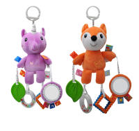 Juguete De Peluche Para Bebés Recién Nacidos Con Campana Y Música Para Cuna Y Carrito De Compras Juguete Sensorial Portátil Para Niños Regalo - details 11