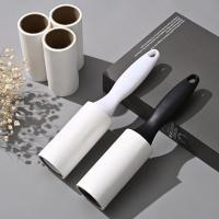 Bastón Adhesivo Para Eliminar Polvo Y Pelos De Ropa Herramienta Reutilizable Para El Hogar Color Negro Y Blanco - details 3