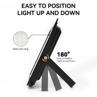 Luz De Inundación LED 200W 300W IP66 Impermeable 6000K Para Exteriores Iluminación De Jardín Patio Calle Garage AC 85-265V - details 3