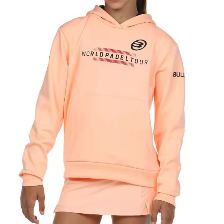 Sudadera Bullpadel WPT Renieba Salmon Fluor Junior - 1