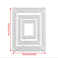 Molde De Corte De Metal En Forma De Flor Redonda Cuadrada Triangular Y Irregular Para Scrapbooking Tarjetas Y Manualidades - details 49