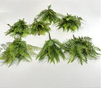 Hoja De Ferni Artificial Grama Persa Accesorios Para Pared De Plantas Verdes Decoración DIY De Jardín Para Hogar Hotel Oficina - details 9