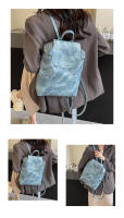 Mochipa de Verano para Mujer, Nuevo Estilo, Mochipa Escolar para estudiantes, Gran Capacidad, informal, versátil, de PU, para Mujer - details 5