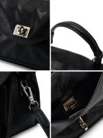 Bolso Cruzado Small Para Mujer En Cuero Sintético Con Cierre De Cremallera Bolso De Hombro Para Trabajo Casual Viaje - details 7