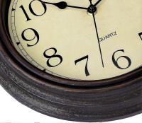 Silent No Tick Round Retro Reloj de cuarzo Reloj de pared (12 pulgadas) - details 3