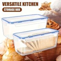 Contenedor De Almacenamiento De Alimentos Airtight 1.6L Reutilizable Organizador De Pan Y Cocina Con Tapa De Inclinación Multi Función - details 0