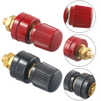 Kit De Terminales De Poder Remoto Negro Y Rojo Con Estudioso De Latón De 6mm Conector De Post De Junción Para Coche - details 3