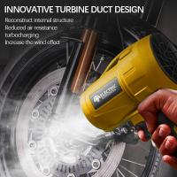 Bocina Eléctrica Turbo Sin Escobillas 1500W Para Batería Dewalt 20V Velocidad Máxima 200M/S Herramienta De Limpieza Violenta Para DIY En El Hogar - details 7
