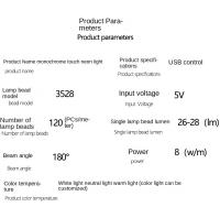 Tira De Luces LED Neón 5V USB Flexible Impermeable Con Sensor Táctil Y Control De Brillo Para Decoración De Habitaciones Luz DIY En Forma De Bandeja - details 8
