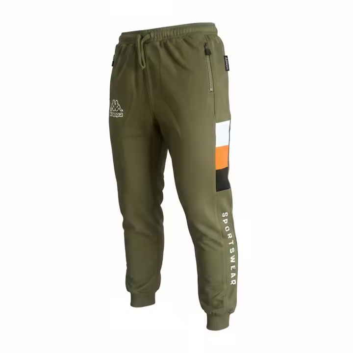 Pantalón chándal fino para niño 100% algodón con cintura elástica, puños ajustados y bolsillos con cremallera, ideal para deporte y uso diario - 1