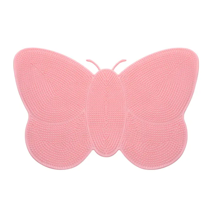 Alfombra de baño antideslizante de PVC con dibujos animados, ideal para frotar Los Pies, Ducha, inodoro y baño (35x53 cm) - 1