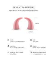 2Pcs Decoración De Cuerno Diabólico Para Casco De Motocicleta Pegatinas De Estilo Para Coche Y Bicicleta Eléctrica Multicolor Accesorios De Casco De Motocicleta - details 7
