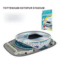 Puzzle 3D De Estadios De Fútbol Bernabeu Camp Nou Anfield Juego De Construcción Para Niños Modelo De Edificios Famous - details 7