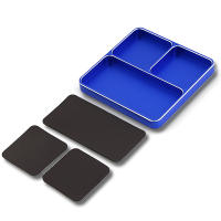 RS Bandeja Magnética Para Tornillos Y Gachas De Aluminio CNC 98*98*11mm Herramienta De Almacenamiento Para Modelos De Coche Barco Avión RC - details 4