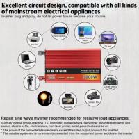 Inversor de corriente para coche de 12 V 220 V, Inversor de onda senoidal modificada de 1000W  3000W, transformador portátil con cargador USB - details 9