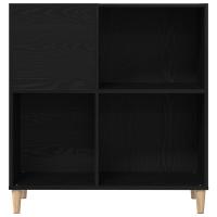 Gabinete de Registros vidaXL Negro Roble 84,5x38x89 cm Madera Elaborada - details 2