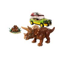 Bloques De Construcción De Dinosaurio Triceratops Con Alas Serie Investigación Modelo De Parque De Dinosaurios Juguete Para Niños - details 1