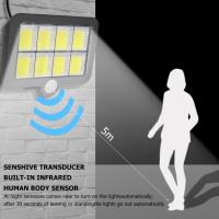 Lámpara Solar Exterior 160LED Con Iluminación De Pared Dividida Impermeable Para Decoración De Jardín Seguridad De Calle Emergencia Moderna ABS Solar - details 2