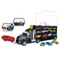 Juego De Camiones Con Gran Contenedor Y Mini Coches Para Niños Juguetes De Vehículos Con Almacenamiento Ideal Regalo Para Niños - details 1