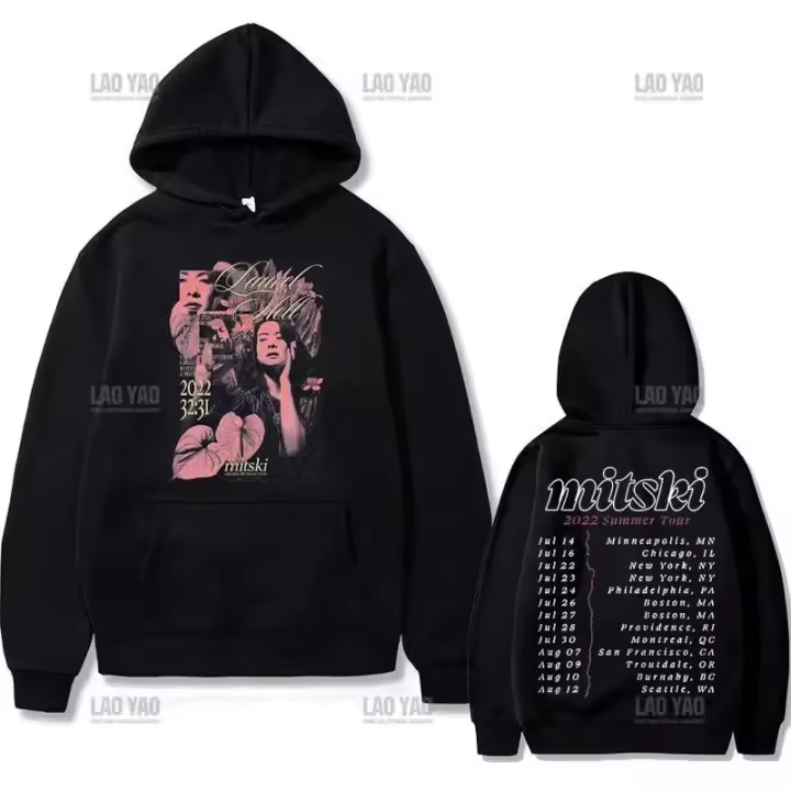  Sudadera De Manga Larga Para Hombre Y Mujer Con Diseño Gráfico De Mitski Y Hell Buries Me in Makeout Creek Estilo Hipster Sudadera De Polyester Para Todas Las Estaciones - 1