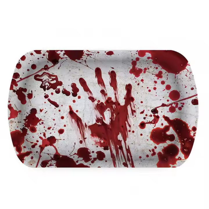 Guirca Bandeja Sangre de Plástico de 39X24 cm - 1
