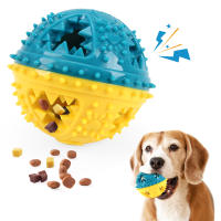 Juguetes Para Masticar Para Perros Bola De Sonido Al Masticar Con Alimentos Anti Mordedor Juguetes Interactivos Para Limpieza De Dientes De Mascotas - details 5