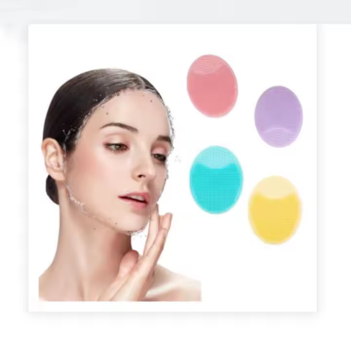 Set De 4 Cepillos De Limpieza Facial Con Cerda De Silicona Suave Exfoliador Profundo Para Piel Cuidado Herramientas De Masaje SPA Eliminador De Quimiotrazinas - 1