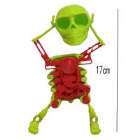 Nueva Juguete De Decompresión 3D Danza Calavera Muñeco Cabeza Truco Reloj Decoración Calavera Hombre Juguete De Halloween - details 3