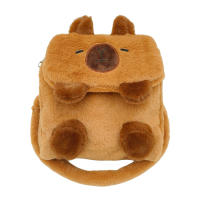 Mochila De Peluche Capybara Kawaii Moda Muñeco Peluche Bolsa Infantil Mochila De Hombro Mini Bolsa Para Regalos Para Novia - details 8