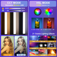 Andoer D3 Luz De Video RGB Portátil Con Batería Y Control Remoto 2500K-9900K 21 Efectos De Iluminación Para Vlog Y Streaming - details 15
