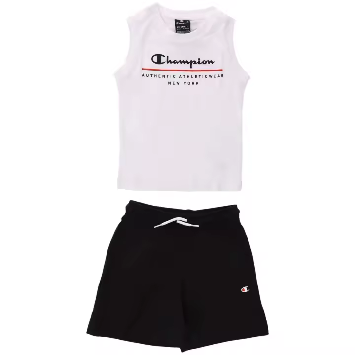 Conjunto marca Champion modelo 306701-Ww001 para junior en color blanco - 1