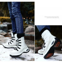 Botas De Invierno Para Mujer Calidad Superior Cómodas Y Seguras Para Caminar Botas De Nieve Con Cordones Impermeables Talla 36-42 - details 12