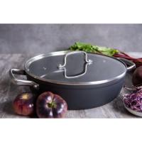 ARCOS Samoa - Batería de Cocina (5 Piezas + 4 tapas de vidrio) , Aluminio Forjado, Recubrimiento Antiadherente, Asas Acero Inoxidable Efecto Frio, Apta Cualquier Cocina, Horno y Lavavajillas, Full Induction, Sistema Ahorro Energético - details 4