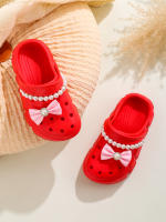Zapatillas De Hadas Para Niñas Clogs Transpirables Con Accesorios De Lazo Zapatos De Jardín Antideslizantes Para La Playa Zapatillas De Verano Para Niñas - details 21