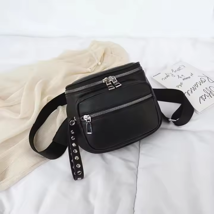 Bolso De Hombro Para Mujer Estilo Retro De Cuero PU Con Rebujitos Multibolsillo Bolso Cruzado Y Mensajero Moda Bolso Tote - 1