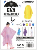 J.S ONDO CHUBASQUERO Impermeable, 1PAQUETE 12 Piezas Reutilizable Chubasquero INFANTIL Ligero Poncho O CHUBASQUERO CON BOTON de Lluvia Unisex Chubasquero  Impermeable con Gorra - details 1